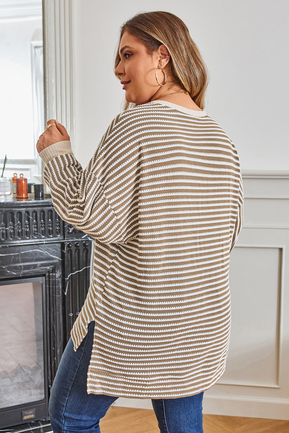Lilianna Sleeve High Low PLUS Top